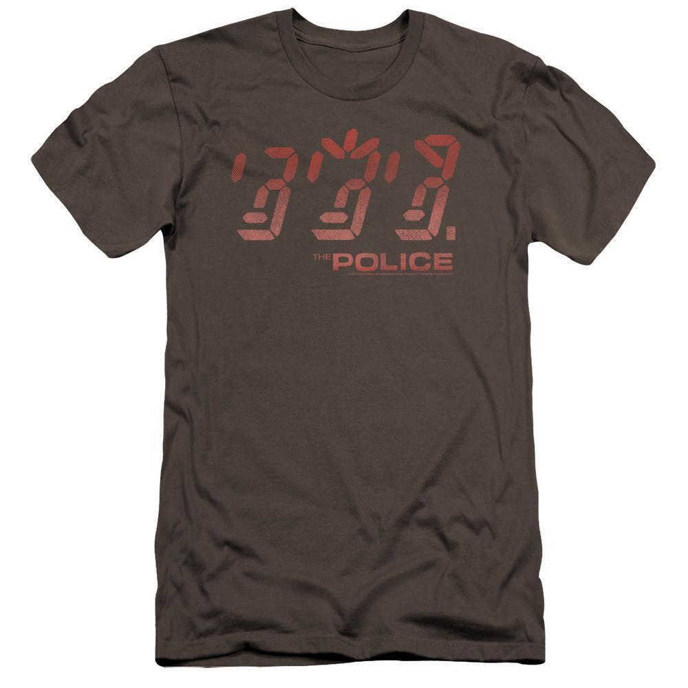 The Police Ghost In The Machine Premium Ss Adult 301 T Shirt Charcoal